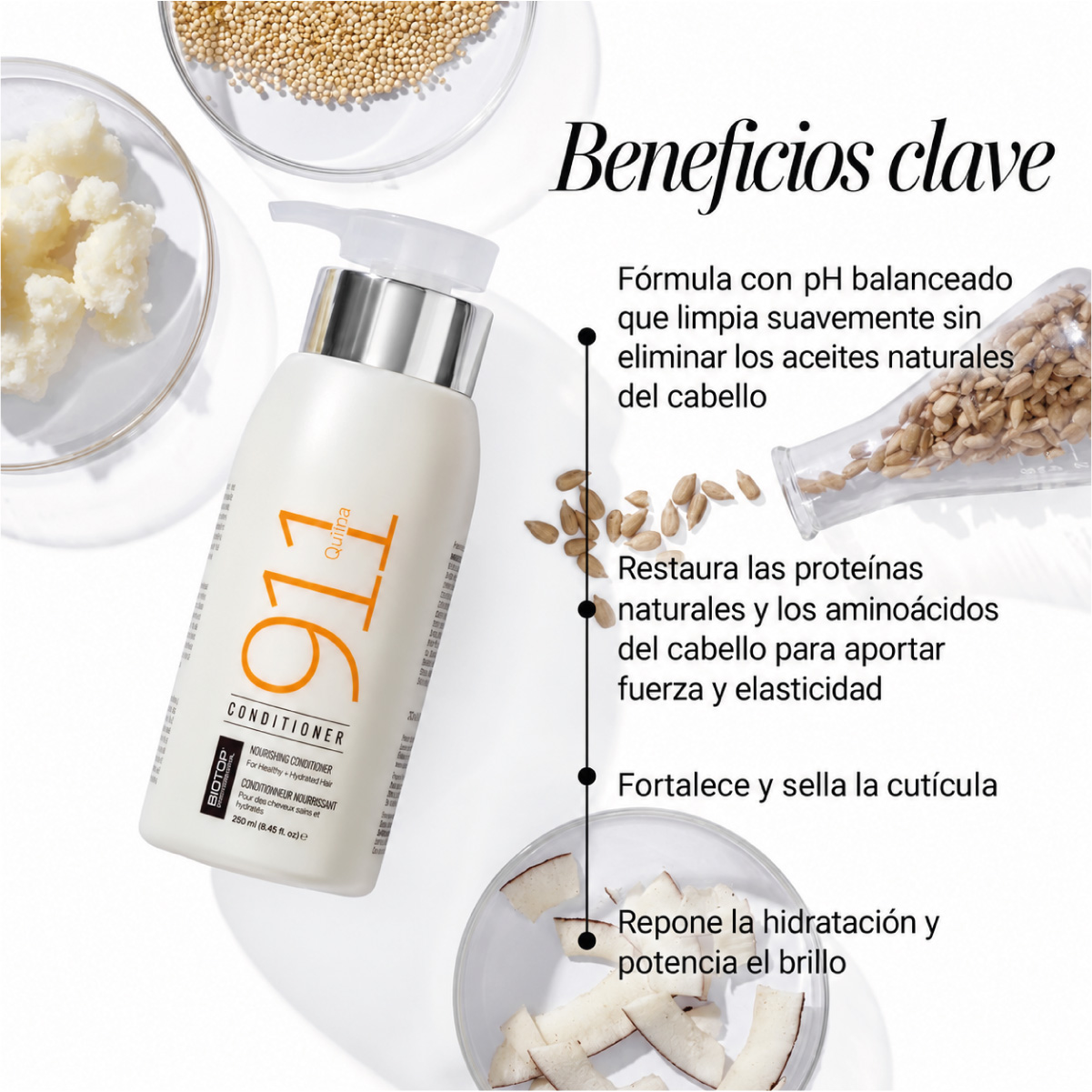 Biotop Quinoa 911 Conditioner 250ml - Imagen 2