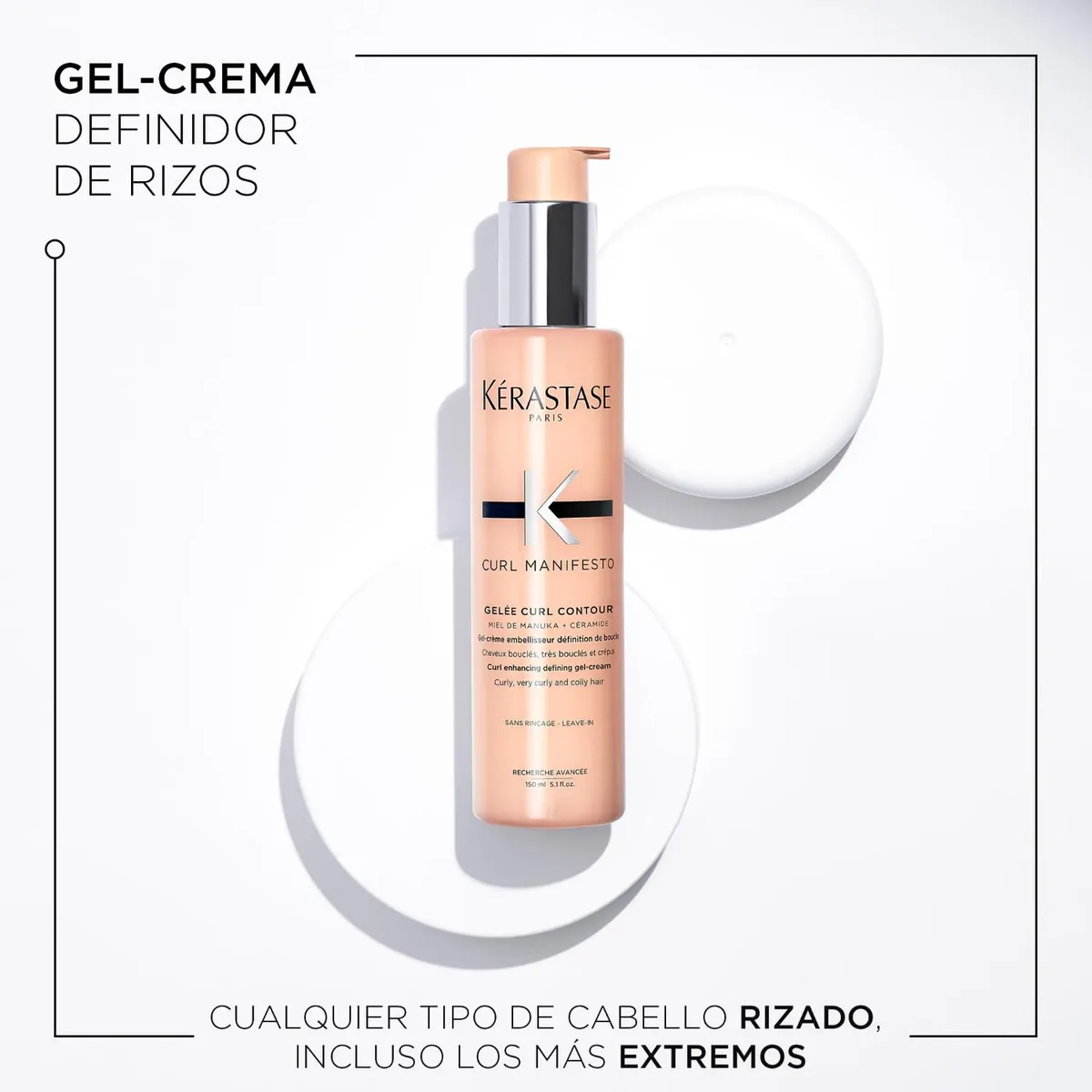 Kérastase Gelée Curl Contour Definidor de Rizos Anti-Frizz - 150ml - Imagen 5