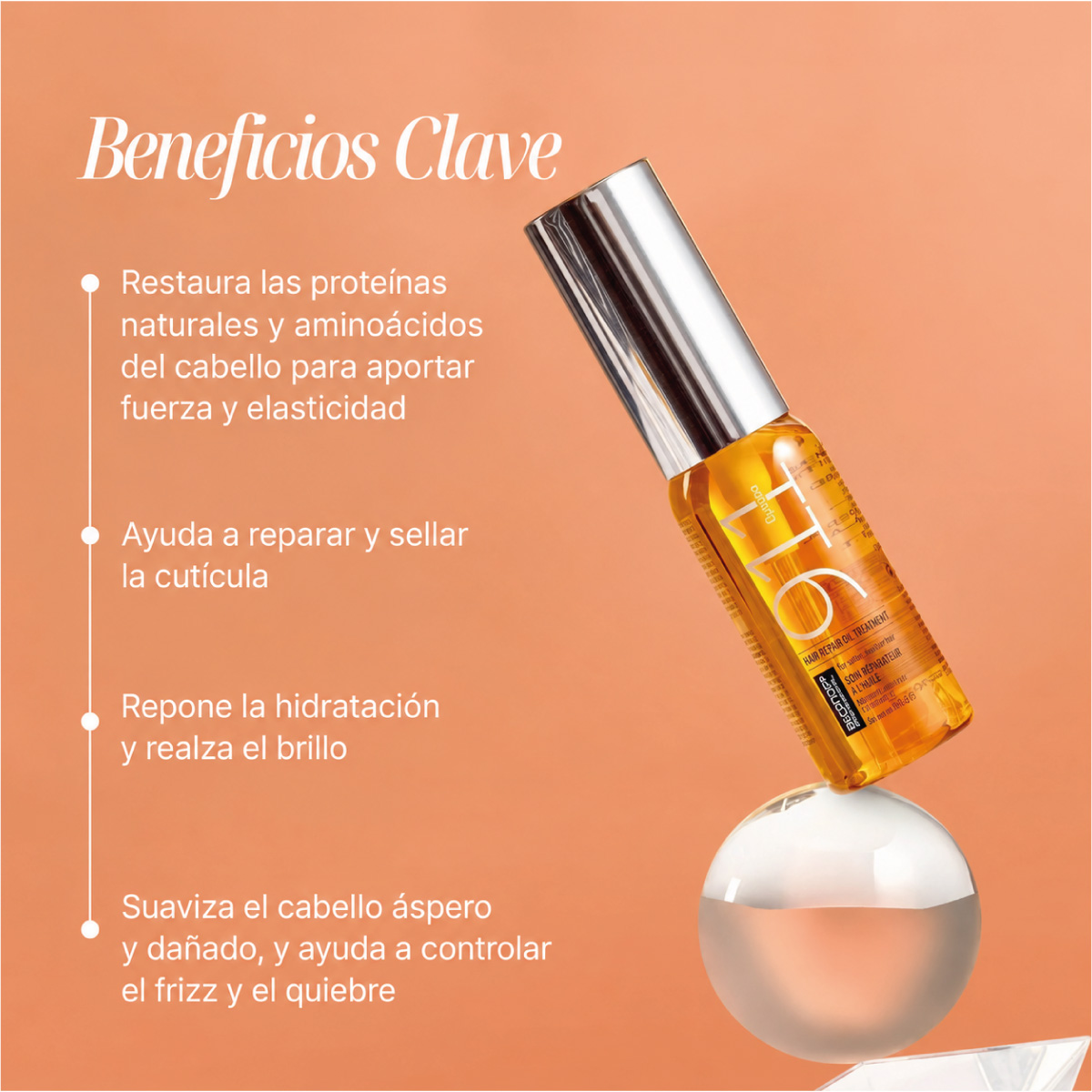 Biotop Quinoa 911 Hair Repair Oil 30ml - Imagen 2
