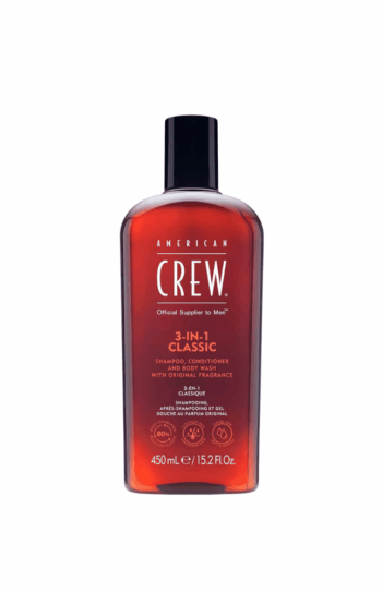 American Crew 3-in-1 Shampoo, Conditioner & Body Wash 450 ml
