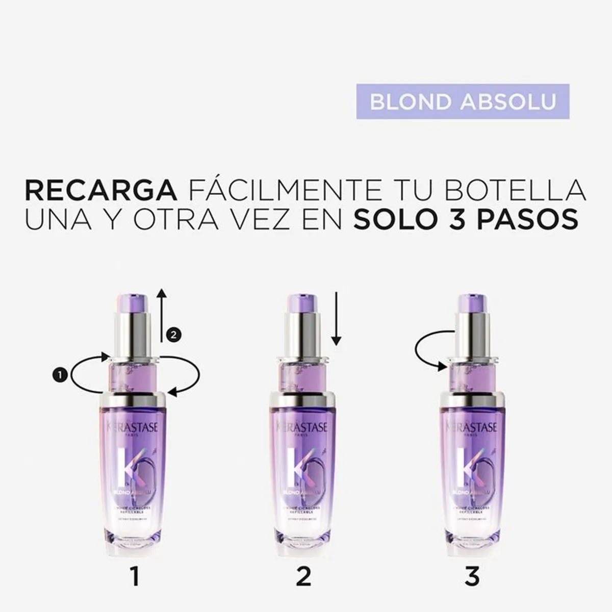Kérastase Blond Absolu L’Huile Cicagloss para Cabello Rubio Anti-Frizz Brillo - 75ml - Imagen 3