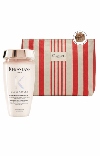 Kérastase Gloss Absolu Bain Créme Hydra-Glaze Shampoo 250ml + Regalo - Neceser