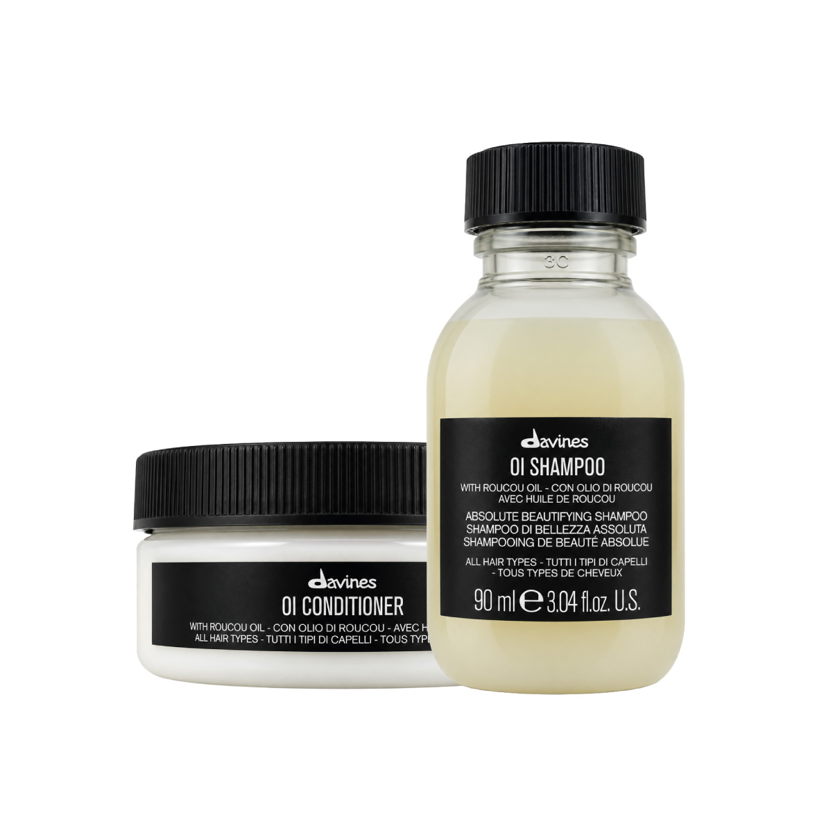 REGALO | Davines OI Travel Size – Shampoo 90ml + Conditioner 75ml